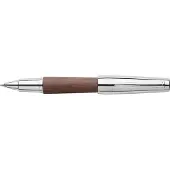 Faber-Castell rollerball - E-motion - chroom donkerbruin perenhout - FC-148215