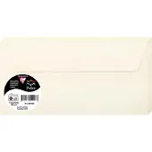 Clairefontaine Pollen briefenveloppen DL naturwit 110x220mm zonder venster 20 stuks