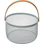 Versa Fruitschaal Aguamarina Metaal (25 x 30 x 25 cm)