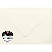 Clairefontaine Pollen by enveloppen C5 naturel wit, 20 stuks