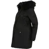 ONLY Maternity Winterparka 'OLMIris' zwart