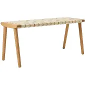 Andersen Seat Bank Wit Gepigmenteerd - Bankjes Eiken Oak - 4-249020