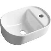 Hak Manaki Keramische wastafel 42x28cm, wit