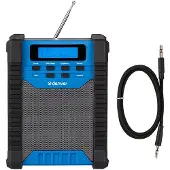 Denver Noodradio Dab+ FM - Bouwradio met Bluetooth - Waterdicht - Accu - AUX (meegeleverd) - USB-C - Waterdicht - Bouw Radio – Nood radio