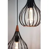 Halo Design Hanglampe , Zwart, Woonkamer, Metaal