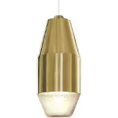Kdln Design hanglamp Yuma, dimbaar, messing / goud, Woon-/ Eetkamer, metaal, Design, hanglamp