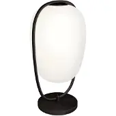Kdln Tafellampe , Lannà, dimbare, Wit, Woonkamer, Glas, Designer