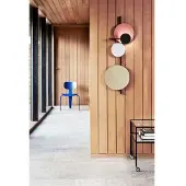 Please wait to be seated Wandlampe , Rood, Woonkamer, Metaal