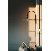 Globen Lighting Wandlamp COBBLER, helder / transparant, Woon-/ Eetkamer, Glas, Vintage, wandlamp