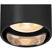SLV Asto Tube plafondspot GU10 2-lamps zwart Tube, dimbaar, zwart, Woon-/ Eetkamer, Aluminium, Modern, buitenspot
