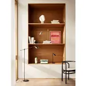 Fritz Hansen Tafellampe , dimbare, Zwart, Woonkamer, Metaal