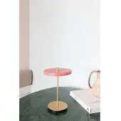UMAGE Asteria Move Draagbare Lamp Nuance Rose | Brass base