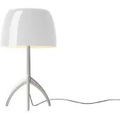 Foscarini Design tafellamp Lumiere piccola, dimbaar, wit / opaal, Woon-/ Eetkamer, Glas, Design, tafellamp