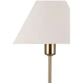 Globen Lighting Tafellamp IRIS, crème / amber, Woon-/ Eetkamer, Textiel / Stof / Zijde, Vintage, Tafellamp