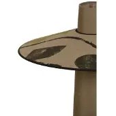 Forestier Vloerlampe , Thésée, Roestbruin, Woonkamer, Stof, Boho