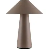 Globen Lighting Tafellamp Cannes, dimbaar, bruin / roest, Woon-/ Eetkamer, Kunststof, Scandinavisch, Tafellamp