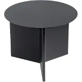 HAY Bijzettafel Slit Black Round Ø45 x H35,5 cm