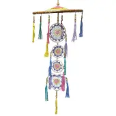 Ancient Wisdom Grote Dramatische Dromenvanger - Pastel Regenboog