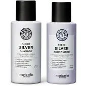 Maria Nila Sheer Silver Duo Travelsize - 2x100ml