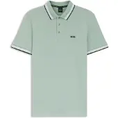 BOSS Shirt 'Paddy' mintgroen / zwart / wit