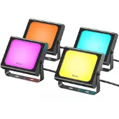 Govee RGBICWW LED Smart Flood Lights | Wi-Fi + Bluetooth | 4 stuks