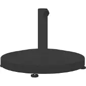 vidaXL Parasolvoet Zwart 48 x 48 x 32 cm