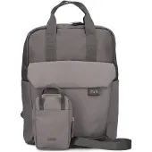 Zwei Rugzak 'Lou' stone grey