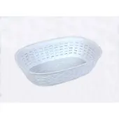 Katex Rattan Broodmand 2L Wit - Ideaal voor Rijzen en Bewaren