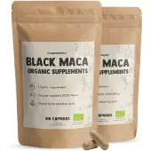 Cupplement - Zwarte Maca Capsules 500 mg Biologisch - Combipack 200 St