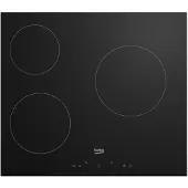 Beko HIC63400 kookplaat Zwart Ingebouwd 60 cm Inductiekookplaat zones 3 zone(s)
