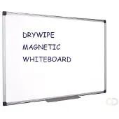 Quantore Whiteboard 60x90cm magnetisch gelakt staal