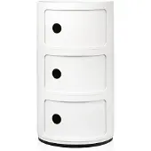 Kartell Componibili Classic Opbergunit White | 3 doors