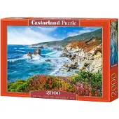 Castorland puzzel Big Sur kustlijn Californië USA - 2000 stukjes landschap.