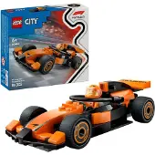 LEGO CITY 60442 F1-coureur met McLaren raceauto