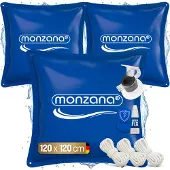 Monzana Zwembadkussen XL 3 stuks - Chloorbestendig PVC – Blauw