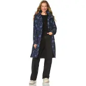 HappyRainyDays Happy Rainy Days Lange Regenjas Dames Porto print Aop Blue