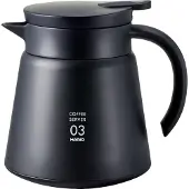 Hario Geïsoleerde Server V60-03 roestvrij staal 800 ml zwart