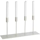 ERNST Candlestick Metal 42 Cm - Kaarshouders Metaal Beige - 152507