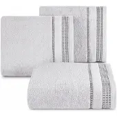Eurofirany Luxe Zilveren Badstof Handdoek 30x50cm - 500 GSM Katoen