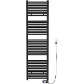Saqu Fonti elektrische radiator 1000W 50x181,7cm mat zwart