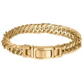 Ixxxi Men Stalen Armband Peru Mat Goud