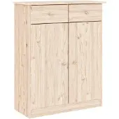 vidaXL Hoge kast ALTA 77x35x188 cm massief grenenhout