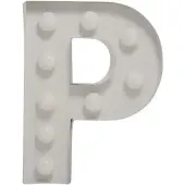 Pusher - STAR LIGHT “P” Decoration BIANCA