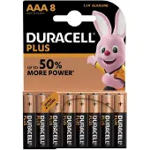 Duracell Plus AAA - Alkaline batterijen - 8 stuks