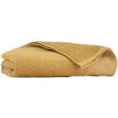 Zwoltex Ravenna Handdoek Mosterdgeel 50x90cm - Luxe Katoen