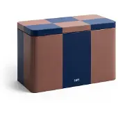 HAY Tin Container voorraadpot medium Brown-midnight blue