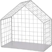 Intratuin Wandrek Huis Grijs 31 X 15 X 31 Cm