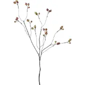 Intratuin Kunsttak Meidoorn Rood / Groen H 100 Cm