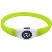 Intratuin Verlichte Hondenhalsband XL Geel 35 - 65 Cm