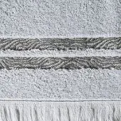 Eurofirany VERA Handdoek 70x140 cm - Zilverkleurig, Zacht Katoen